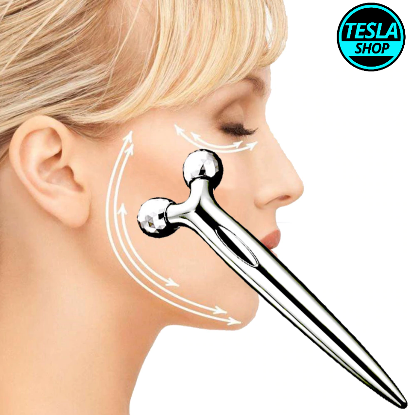 3D Masažer sa kuglicama za masažu lica i vrata