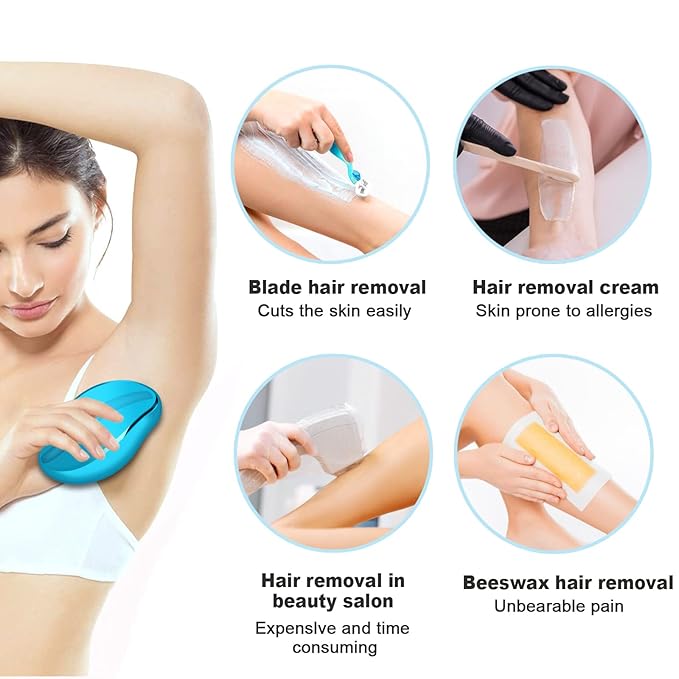 Epilator sa kristalima za prirodno i bezbolno uklanjanje dlačica