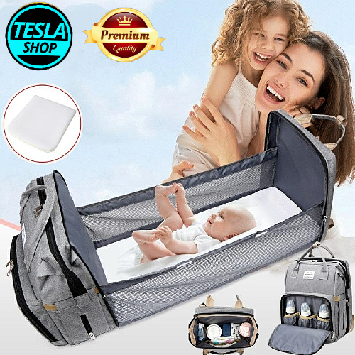2u1 Rasklopivi ranac i krevetac za bebe