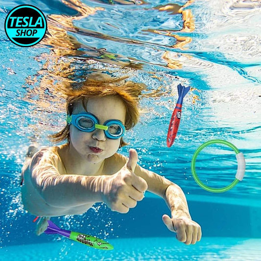 3 LED svetleća torpeda igračke za ronjenje