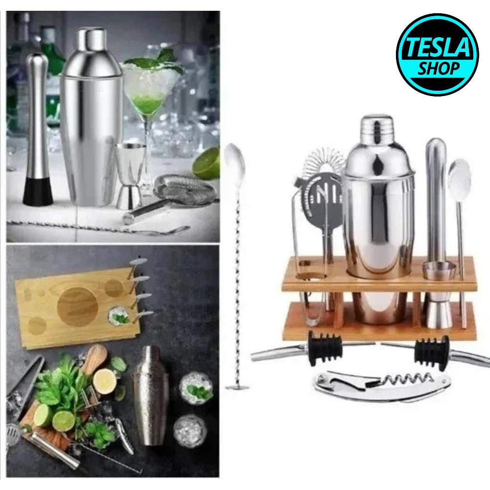 Koktel šejker-inox set za pravljenje koktela