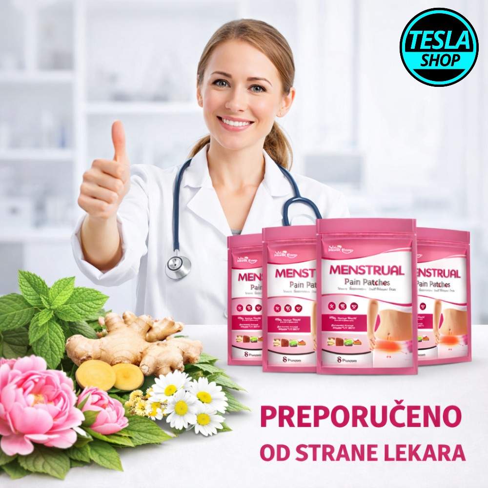 Flasteri protiv menstrualnih bolova na biljnoj bazi
