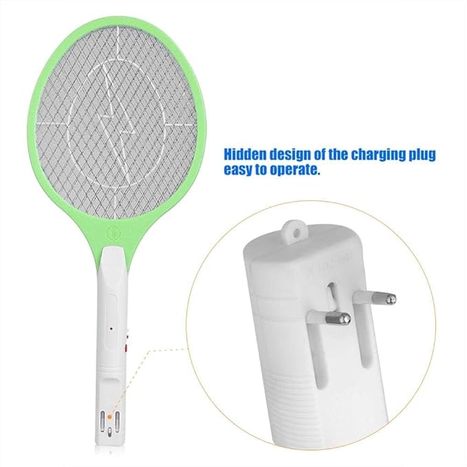 2u1 Reket za komarace, muve i insekte + LED Lampa
