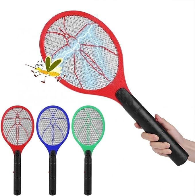 2u1 Reket za komarace, muve i insekte + LED Lampa