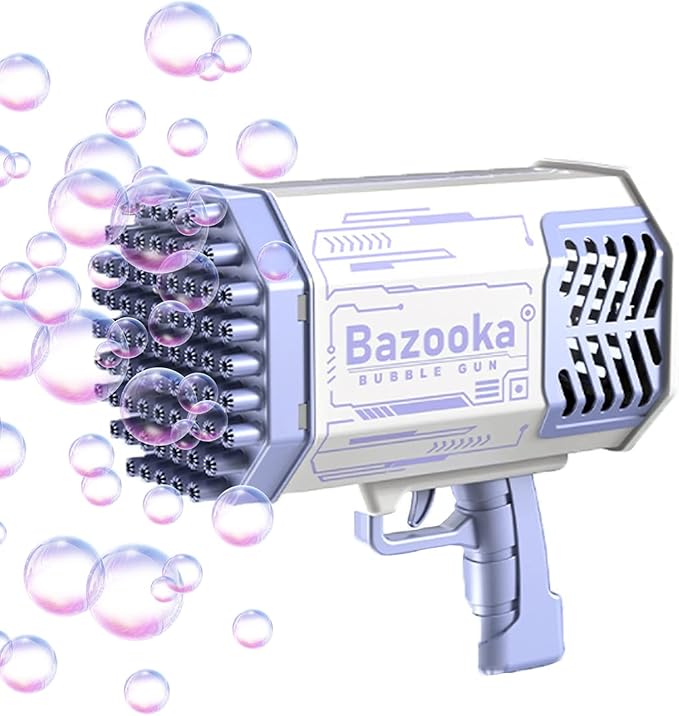 Bazooka svetleća puška za mehuriće pravi 69 balončića odjednom