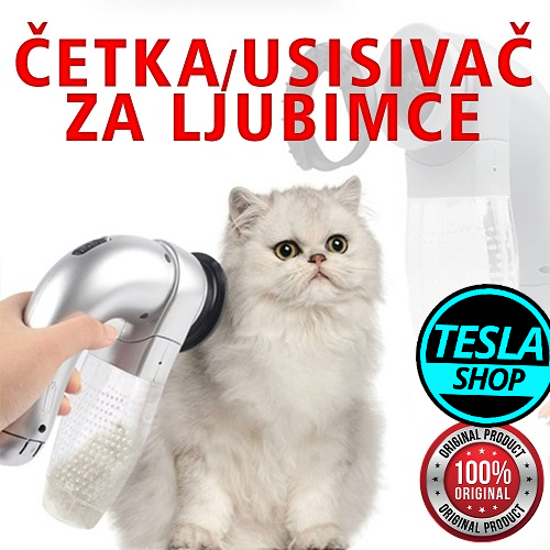 2u1 Shed Pal Bežični masažer i usisivač dlaka za pse i mačke