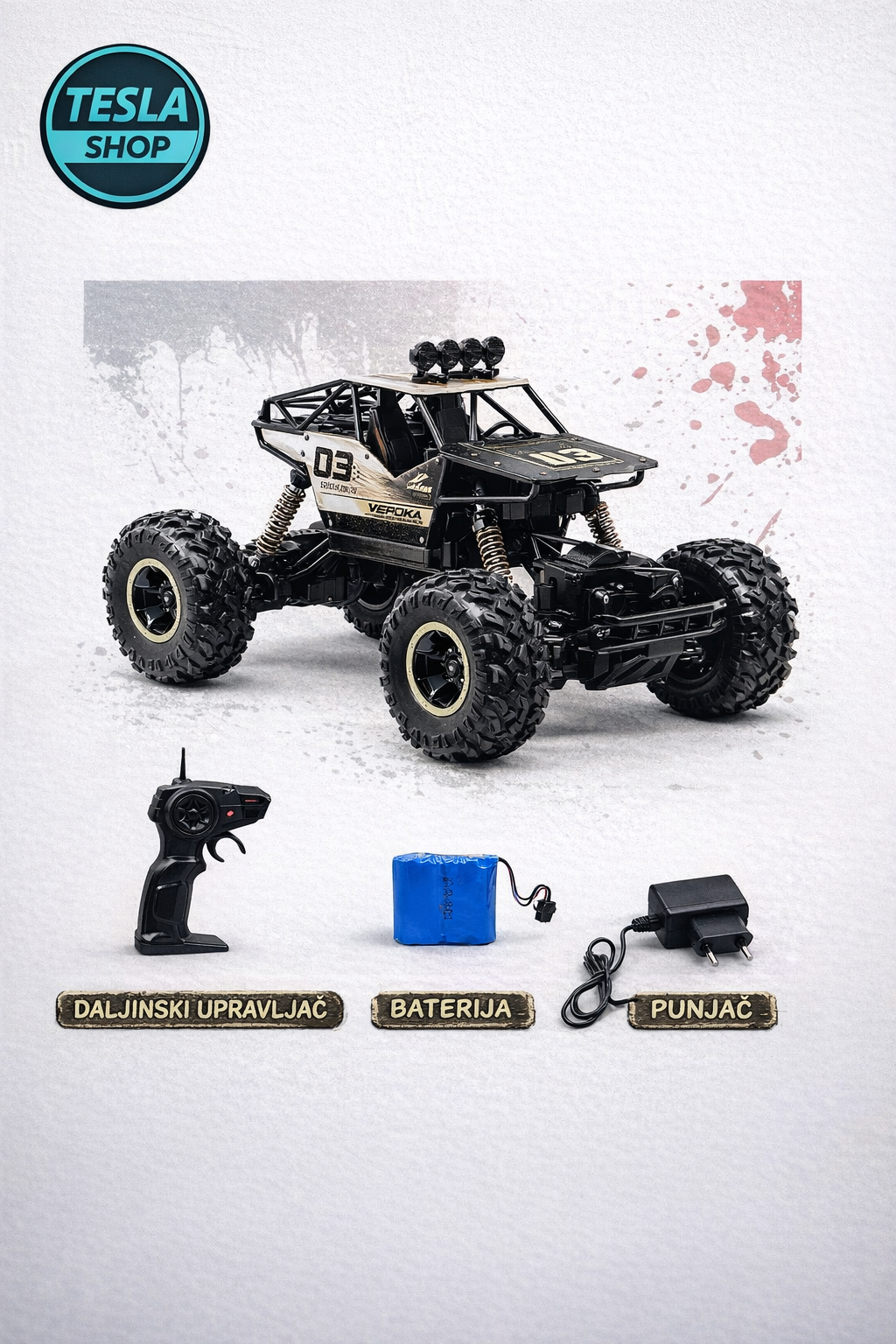 Terenski džip 4X4 na daljinsko upravljanje