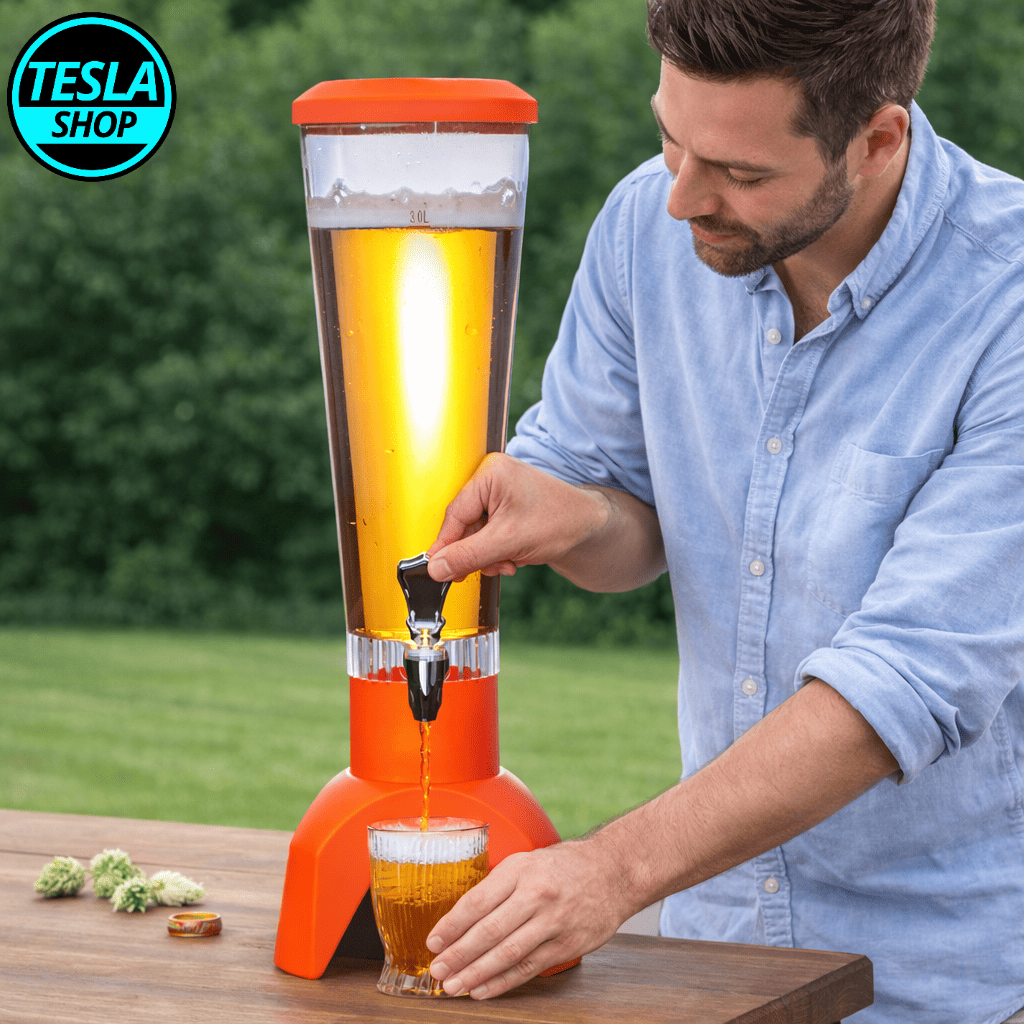 LED Bluetooth Točilica za Pivo sa Zvučnikom – 3L Zapremina