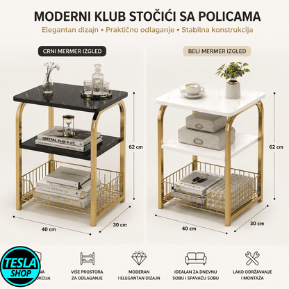 Moderni Klub Stočić sa Policama – Organizator za Knjige, Dekoracije i Sitnice