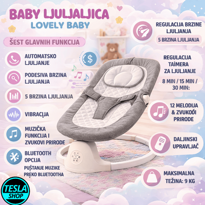 Baby Ljuljalica – Udobnost i Sigurnost za Vašu Bebicu!