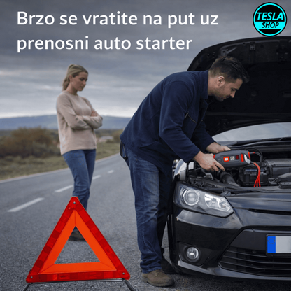 Višenamenski Auto Starter sa Punjačem, Svetlom i SOS Funkcijom