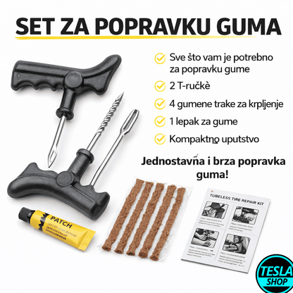 Set za popravku guma – Komplet za brzu i jednostavnu popravku guma