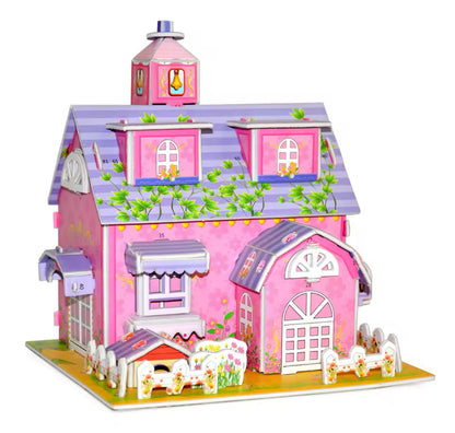 3D puzle pink Barbie kuća slagalica
