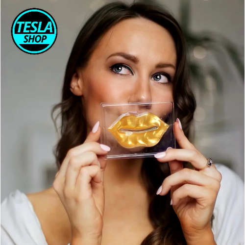 100% Bio kolagen maska za usne sa 24k zlatom -3komada