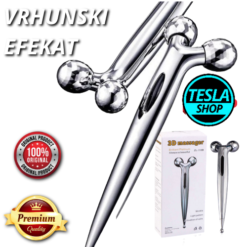 3D Masažer sa kuglicama za masažu lica i vrata