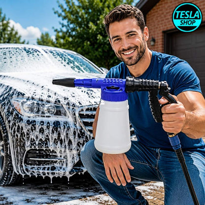 Pištolj za pranje automobila sa rezervoarom za penu – brzo i efikasno pranje bez muke