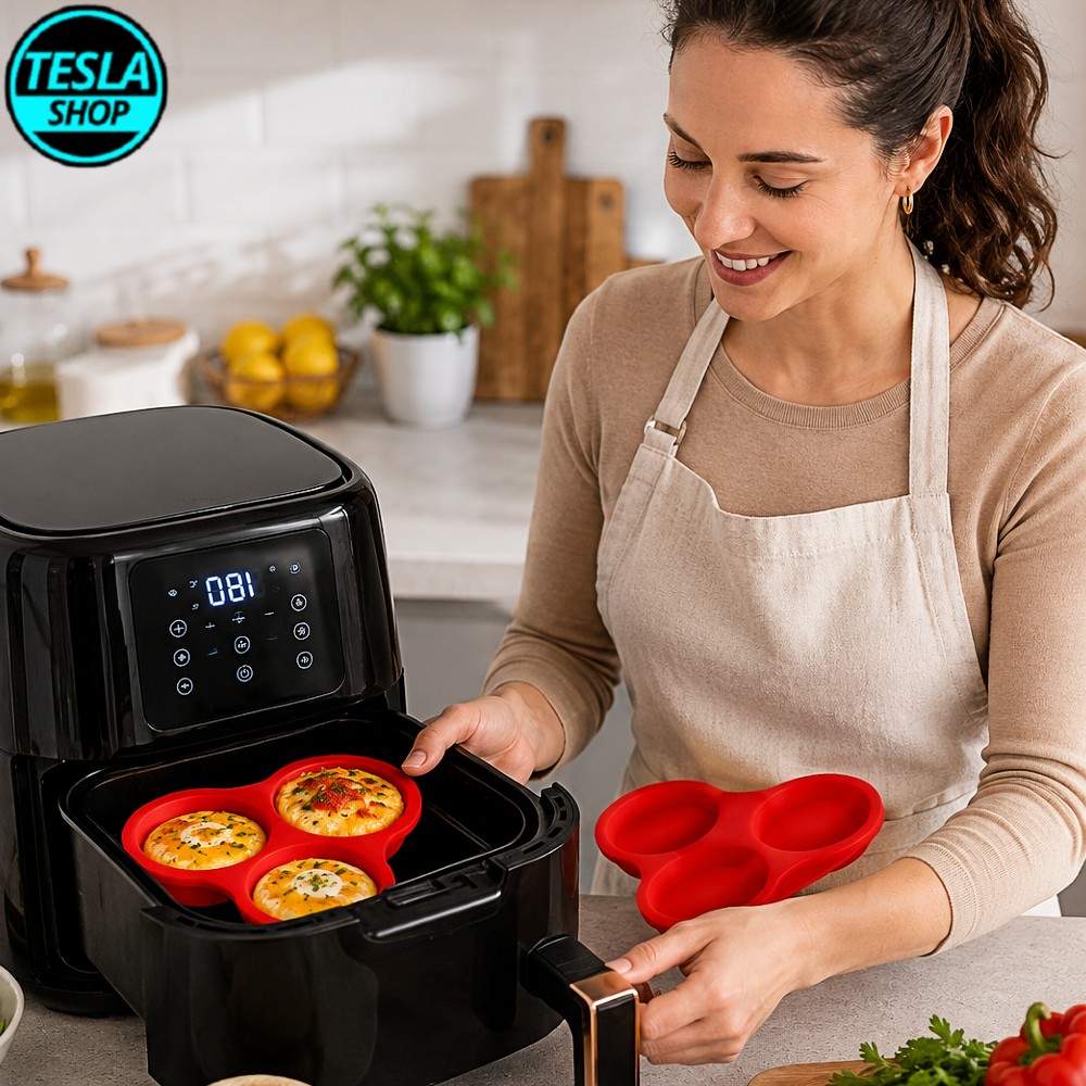Silikonski kalup za Air Fryer – za jaja, burgere, mafine, kolače i peciva