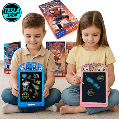 LCD Tablet Piši–Briši za decu – Spiderman / Labubu / Stitch – edukativna digitalna tabla