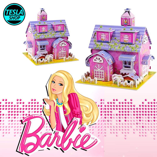 3D puzle pink Barbie kuća slagalica