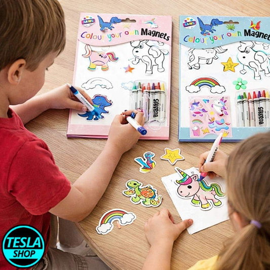 Magneti za bojenje – kreativni set za decu (10 kom)