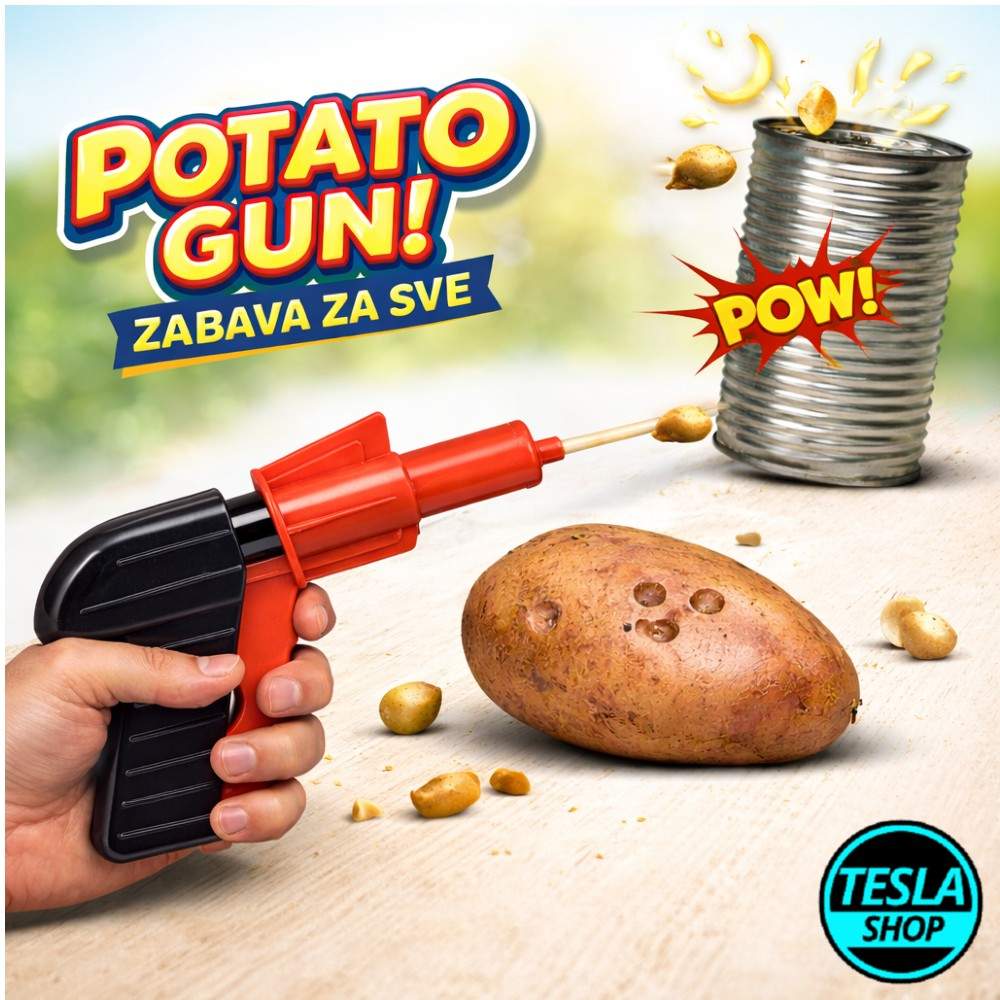 Dečiji pištolj na krompir – zabavna i bezbedna igračka (Potato Gun ...