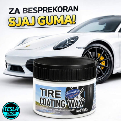 Premium pasta vosak za gume – intenzivan crni sjaj + zaštita