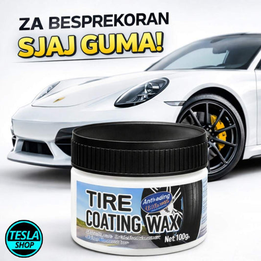 Premium pasta vosak za gume – intenzivan crni sjaj + zaštita