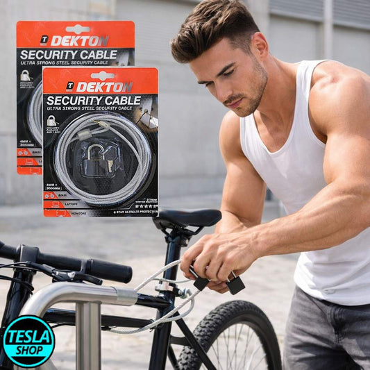 Čelična sajla sa katancem – zaštita bicikla, alata i opreme