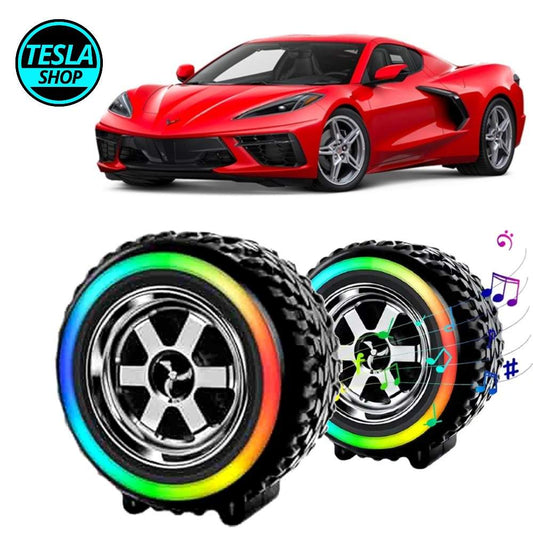 Bluetooth zvučnik – točak sa LED svetlom: muzika i svetlosni efekti u jednom