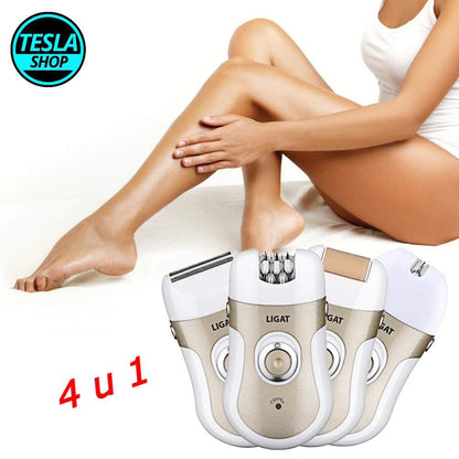Aparat za epilaciju 4u1 – epilator, brijač i turpija