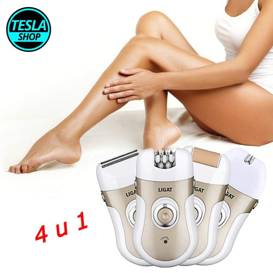 Aparat za epilaciju 4u1 – epilator, brijač i turpija