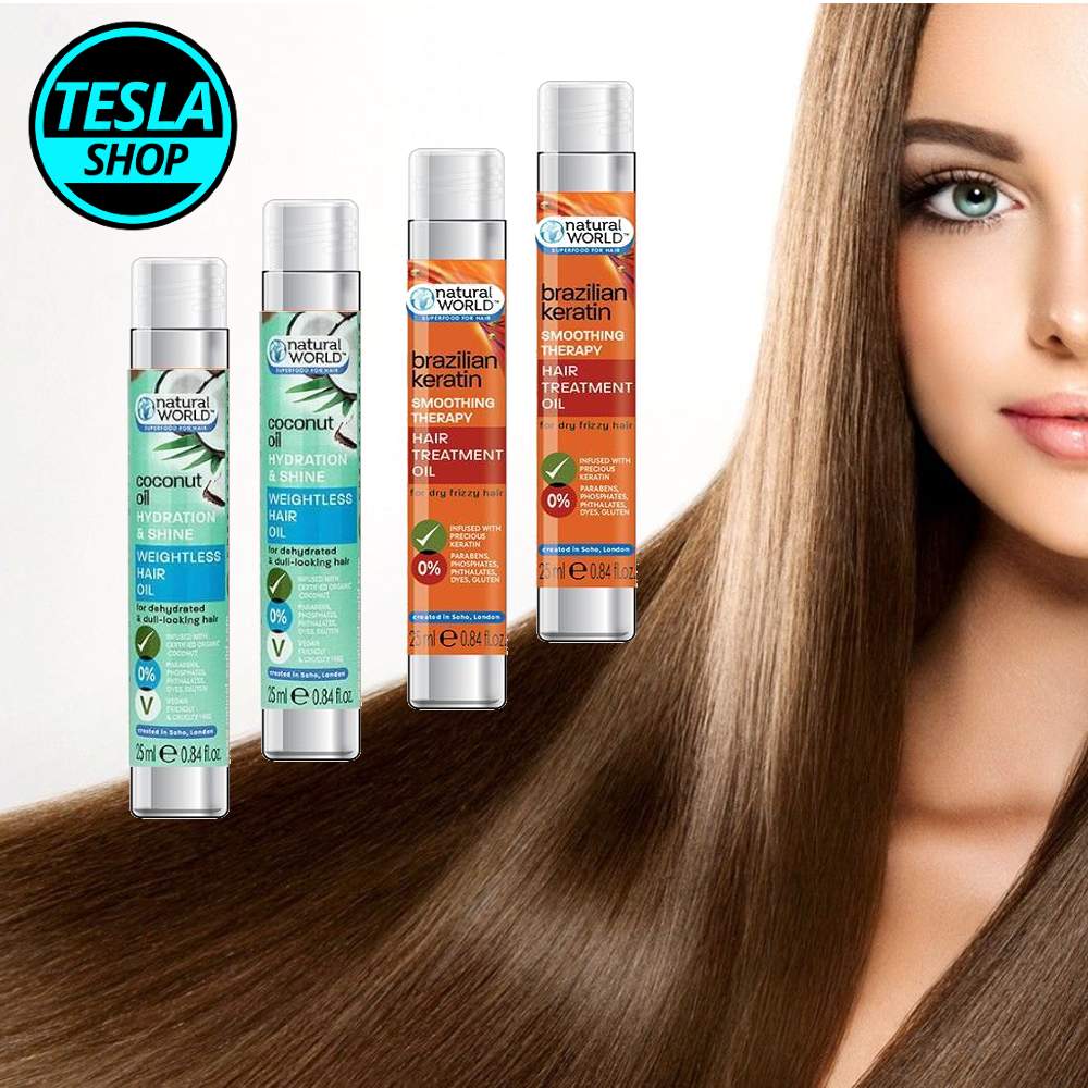Brazilsko keratinsko ulje za brzi oporavak kose na bazi kokosa