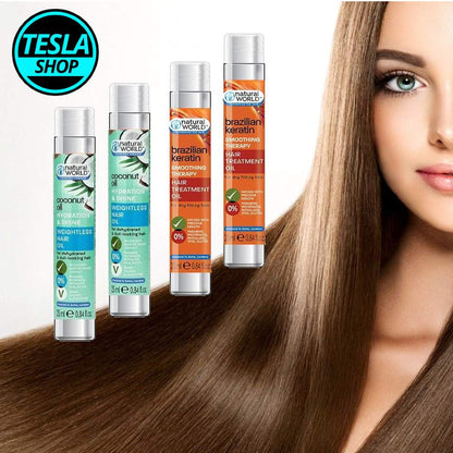 Brazilsko keratinsko ulje za brzi oporavak kose na bazi kokosa