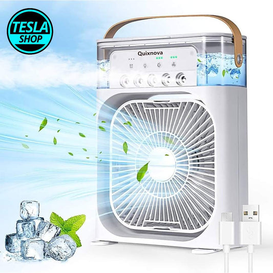 4u1 Ventilator mini klima osvezivač i lampa