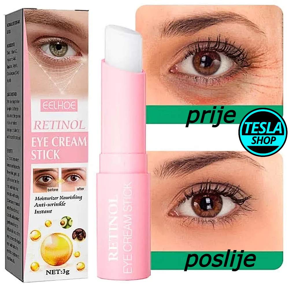 Retinol balzam krema za oči protiv bora u stiku