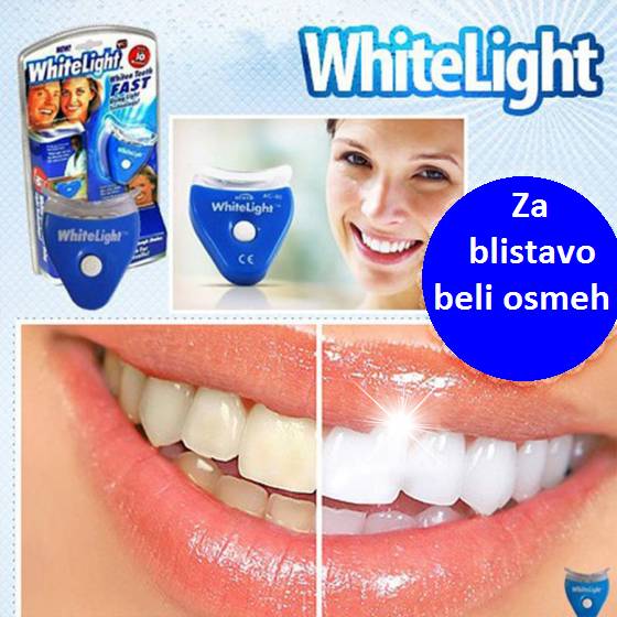 Aparat i gel za izbeljivanje zuba White light