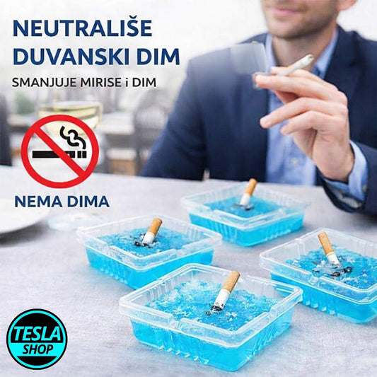 Pepeljara sa gelom koji trenutno neutrališe duvanski dim – set od 30komada