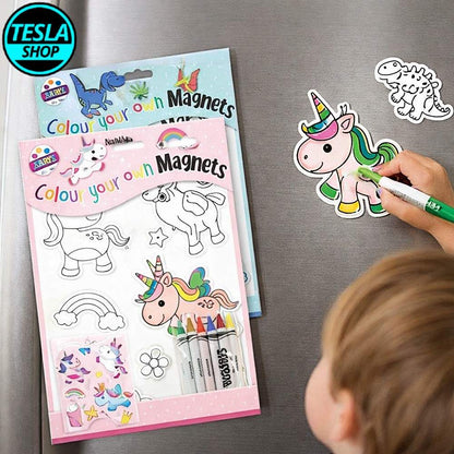 Magneti za bojenje – kreativni set za decu (10 kom)
