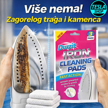 Duzzit jastučići za čišćenje zagorele pegle i kamenca – 3 komada