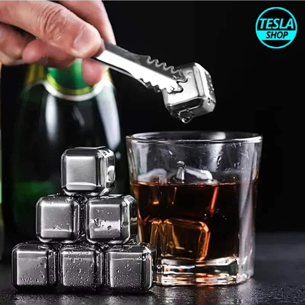 Metalni led – ledene kocke za piće, vino i koktele