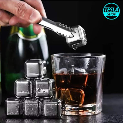 Metalni led – ledene kocke za piće, vino i koktele