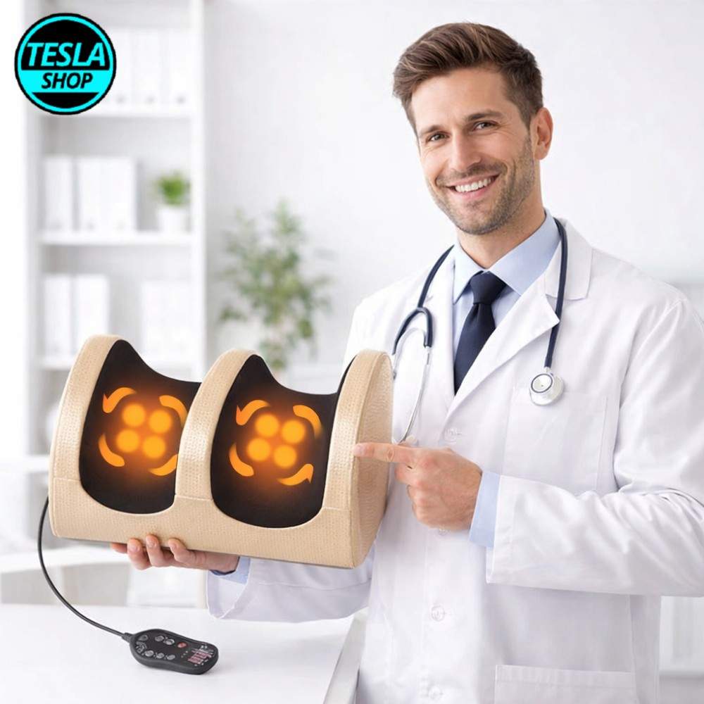 Shiatsu masažer za stopala i noge sa grejanjem – relaksacija i uživanje