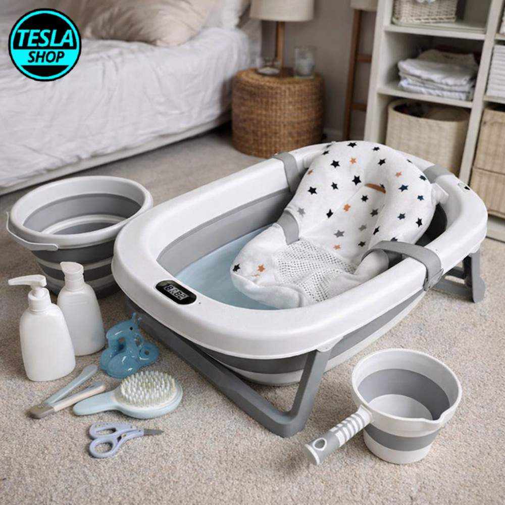 Komplet 8 u 1 za kupanje i negu – slopiva kadica za bebe