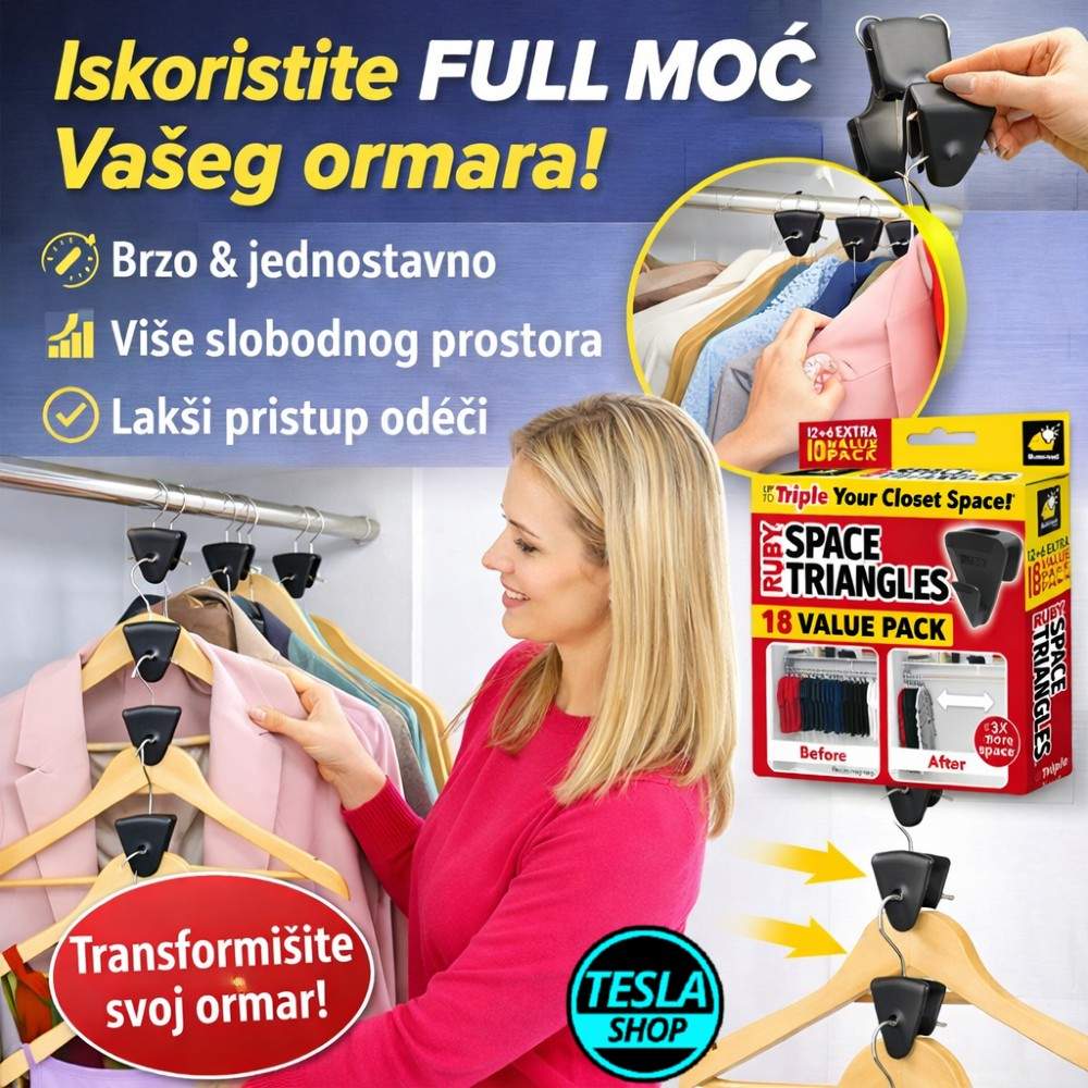 Kuke za vešalice – Ušteda prostora u ormaru