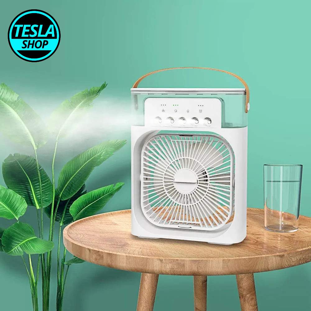 4u1 Ventilator mini klima osvezivač i lampa
