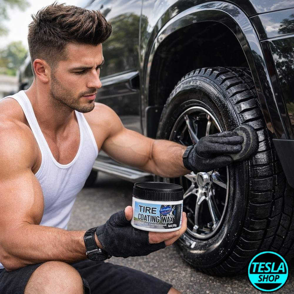 Premium pasta vosak za gume – intenzivan crni sjaj + zaštita