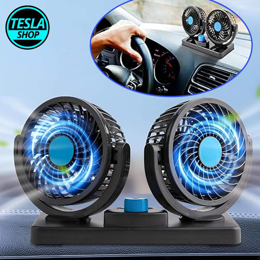 Dupli snažni ventilator za auto, kombi, kamion