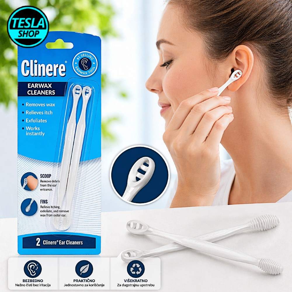 Silikonski set za čišćenje ušiju – Bezbedno uklanja cerumen i pruža trenutno olakšanje