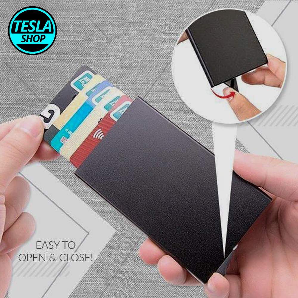 Aluminijumski etui držač za kartice sa RFID zaštitom