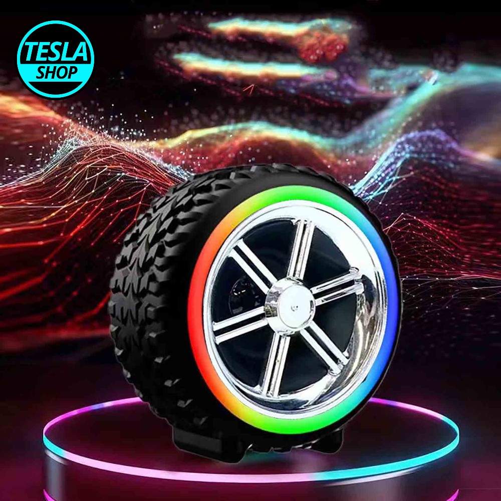 Bluetooth zvučnik – točak sa LED svetlom: muzika i svetlosni efekti u jednom